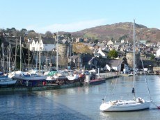 boats, castle, conwy quay