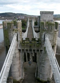 Conwy Telfords' suspension bridge